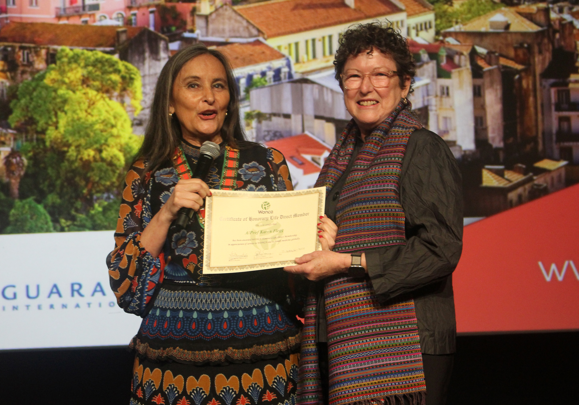 Viviana Martinez-Bianchi e Karen Flegg