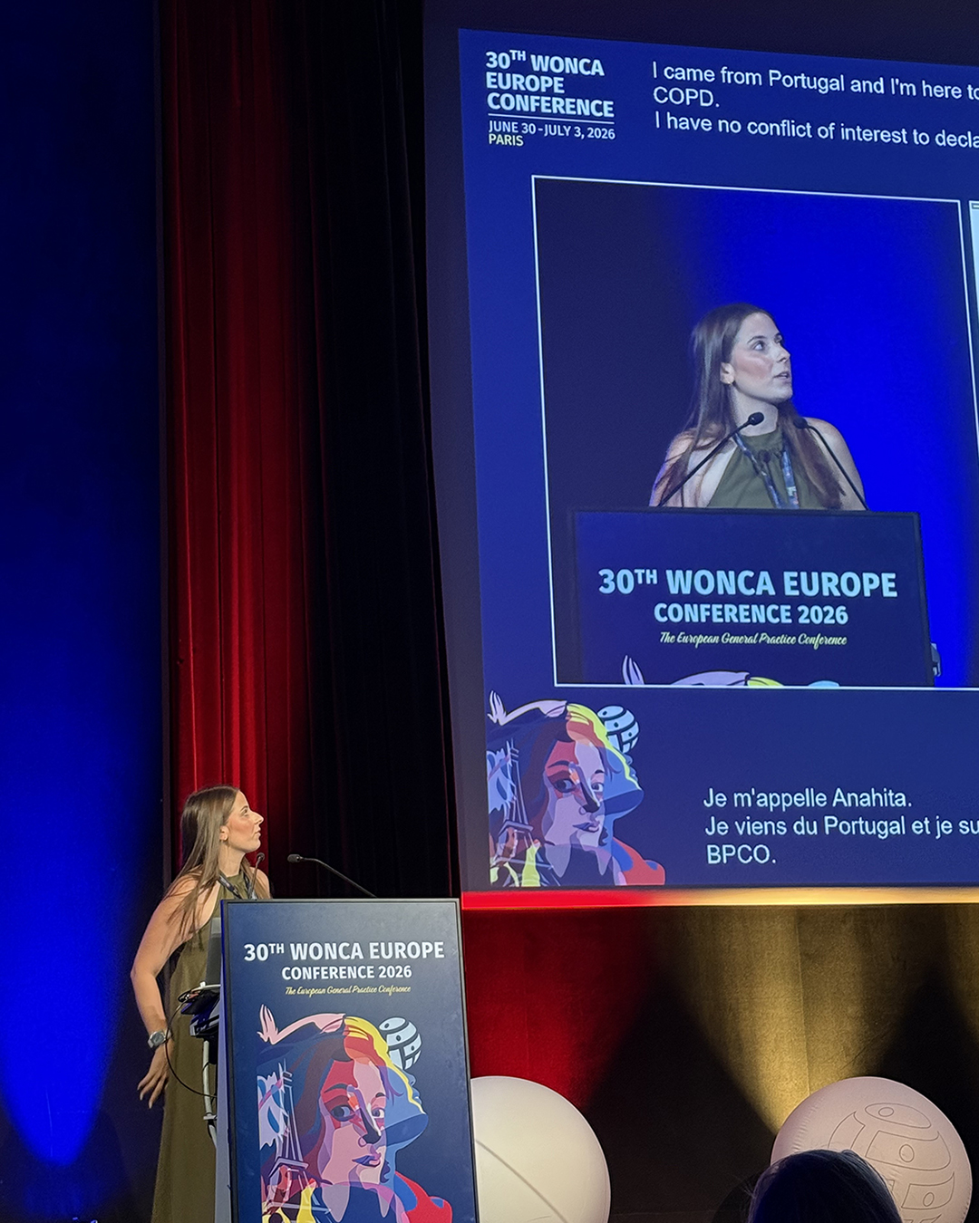 Relato da experiência de Ana Rita Queirós na 30ª Conferência WONCA Europe
